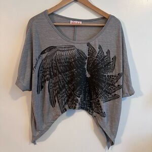 Crop top cotton. Size L